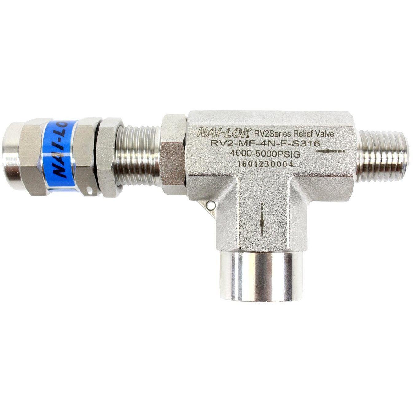 Nai-Lok - Adjustable Pressure Relief Valve - Nai-Lok High Desert Scientific