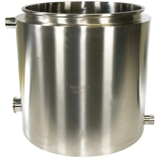 Fully Jacketed Base with 1.5" Tri-Clamp Drain Port - BVV High Desert Scientific