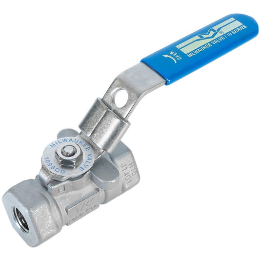 Milwaukee Valve 316SS FNPT Ball Valve - Milwaukee Valves High Desert Scientific