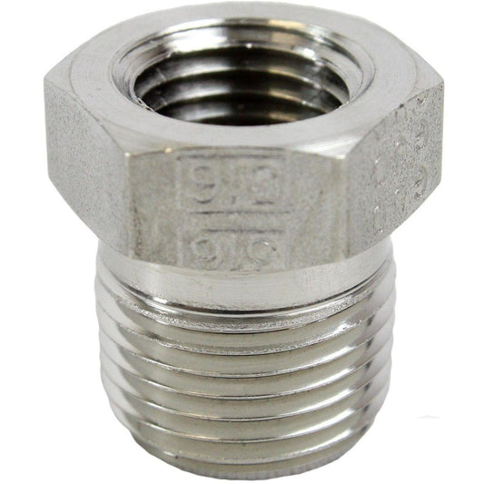 1/4" FNPT x 3/8" MNPT Reducing Bushing - SSP Corporation High Desert Scientific