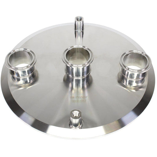 12" x (3) 2" x (2) 1/4 FNPT Endcap - BVV High Desert Scientific