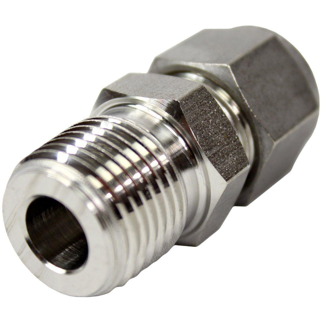Male Connector Bore Through - SSP Corporation High Desert Scientific