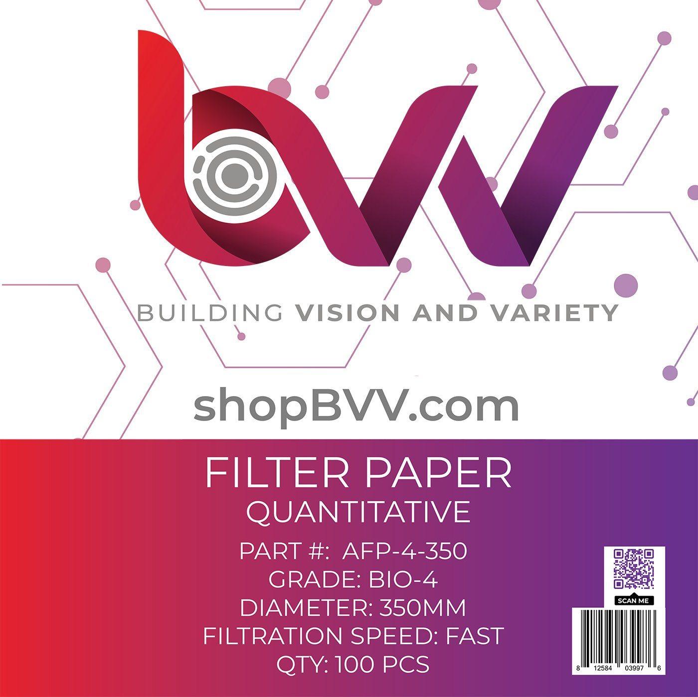 Ashless Filter Papers - 350MM - Quantitative - BVV High Desert Scientific