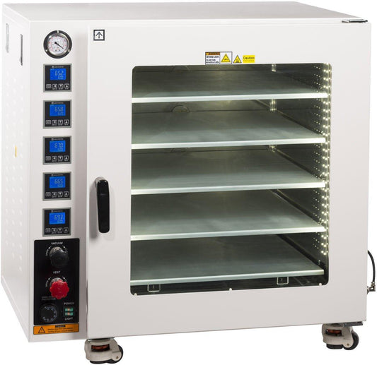 250C UL Certified 7.5 CF Vacuum Oven w/ 5 Shelves & SST Tubing - Across International High Desert Scientific