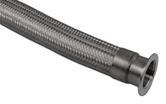 KF-50 Braided Stainless Steel Bellow Hose - BVV High Desert Scientific