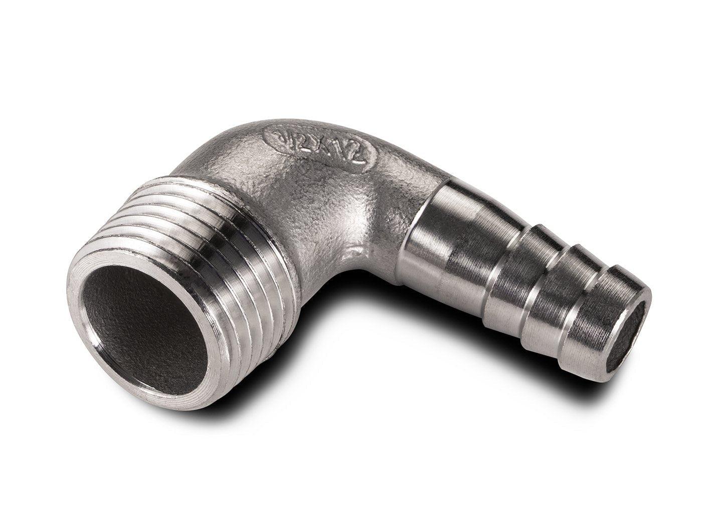 Hose Barb x MNPT Elbow - BVV High Desert Scientific