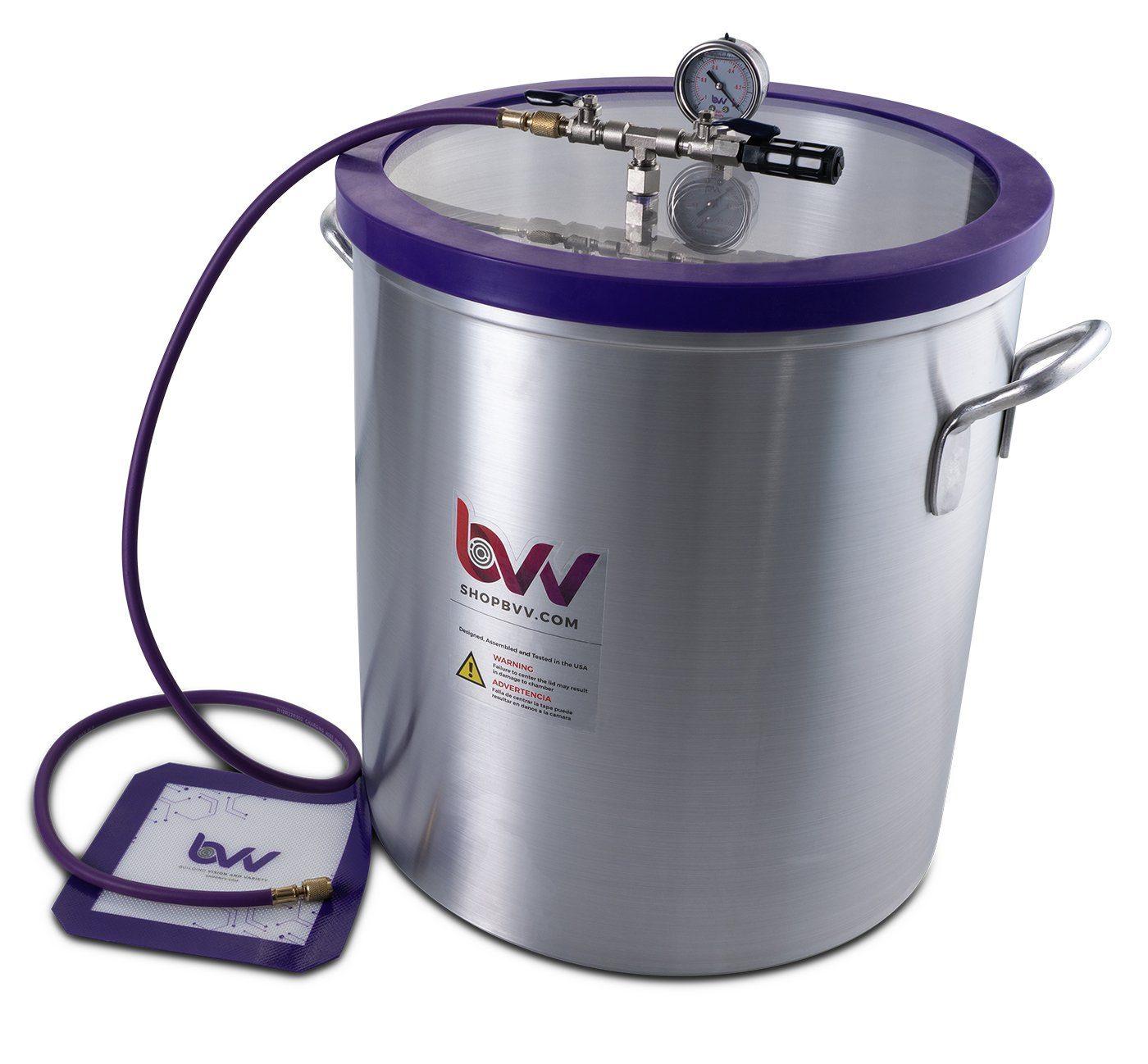Best Value Vacs 15 Gallon Aluminum Vacuum Chamber - BVV High Desert Scientific