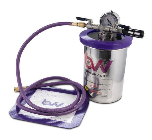 Best Value Vacs 2 Quart Tall Stainless Steel Vacuum Chamber - BVV High Desert Scientific
