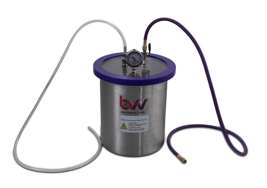 3 Gallon Stainless Steel Resin Trap Vacuum Chamber - BVV High Desert Scientific
