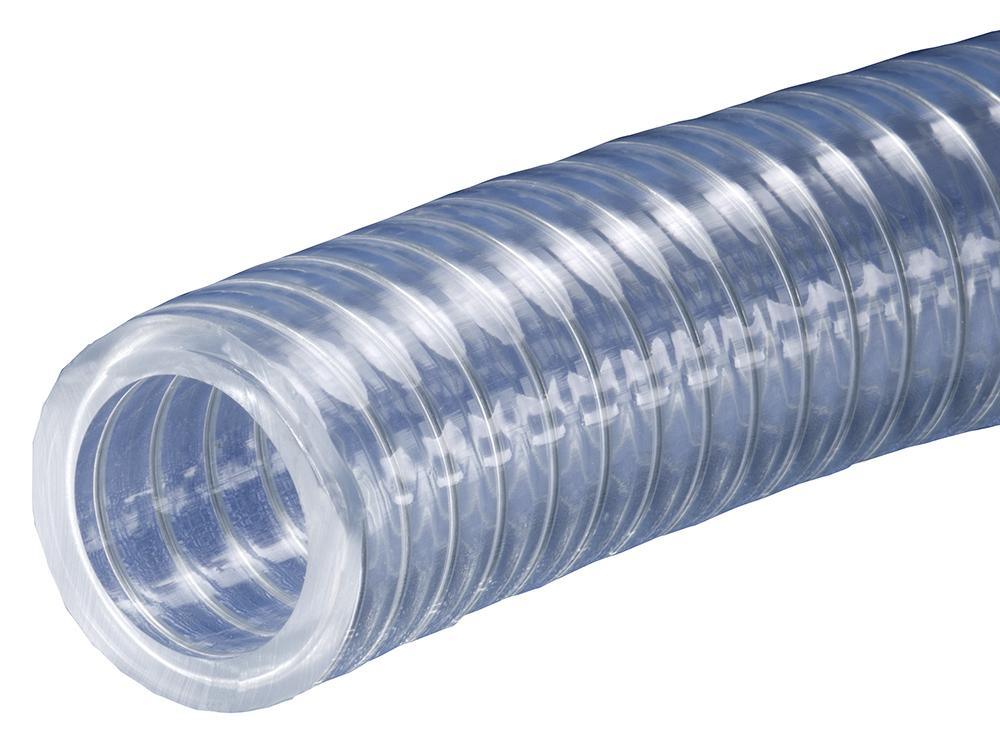 1" ID Heavy Wall Reinforced Clear PVC Vacuum Hose - Kuri Tec High Desert Scientific