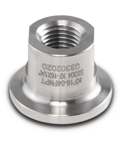 KF-16 Stainless Steel FNPT End Cap - BVV High Desert Scientific