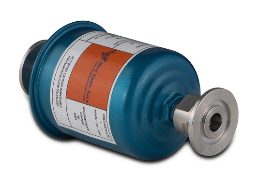 Carbon Exhaust Filter with KF25 Connections - BVV High Desert Scientific