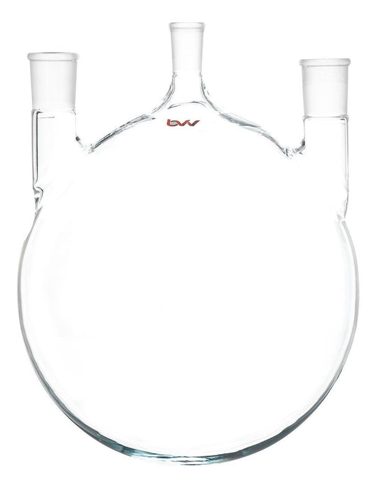 3 Neck Heavy Wall Round Bottom Flask - USA Made - BVV High Desert Scientific