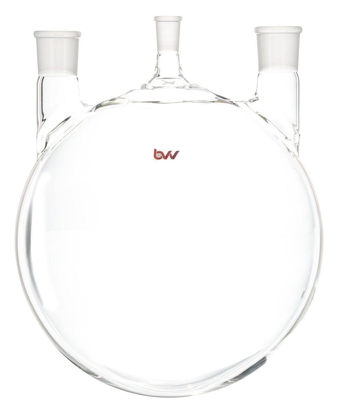3 Neck Heavy Wall Round Bottom Flask - USA Made - BVV High Desert Scientific