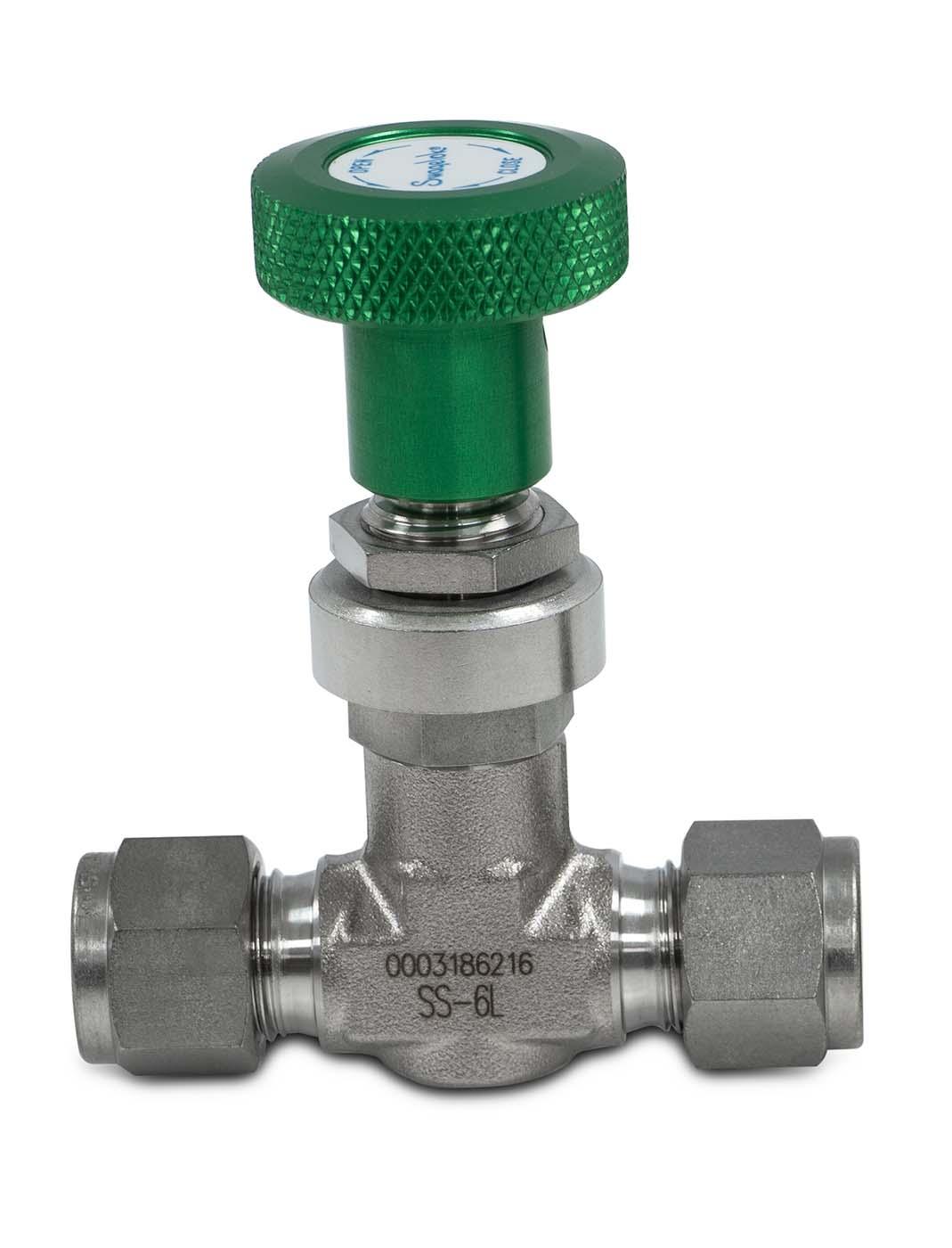 Stainless Steel High Flow Metering Valve - 3/8 in. Swagelok Tube Fitting - Swagelok High Desert Scientific