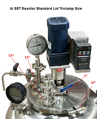 Ai Dual-Jacketed 200L 316L-Grade Stainless Steel Filter Reactor