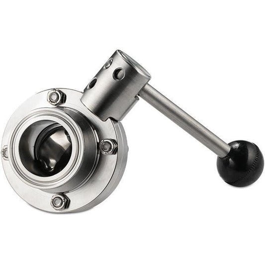 Butterfly Valve - 316 Stainless - VITON Seals - BVV High Desert Scientific