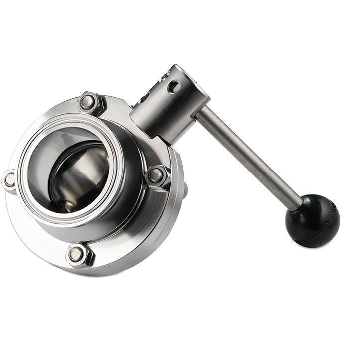 Butterfly Valve - 316 Stainless - VITON Seals - BVV High Desert Scientific