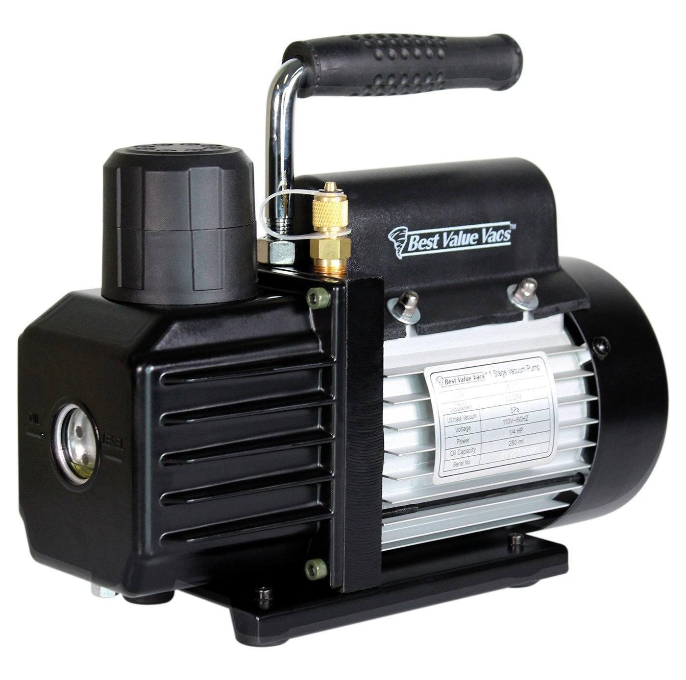 BVV™ VE115 3CFM Single Stage Vacuum Pump - BVV High Desert Scientific