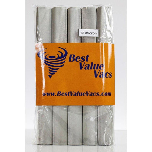 Stainless Steel Filters - 25 Micron (25_m) - 5ct - Cut to Size - BVV High Desert Scientific