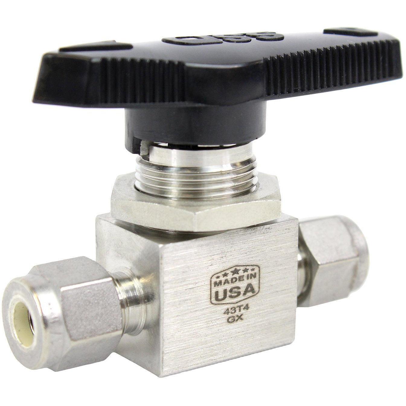 2 Way Ball Valve - Fractional Tube Fitting - SSP Corporation High Desert Scientific