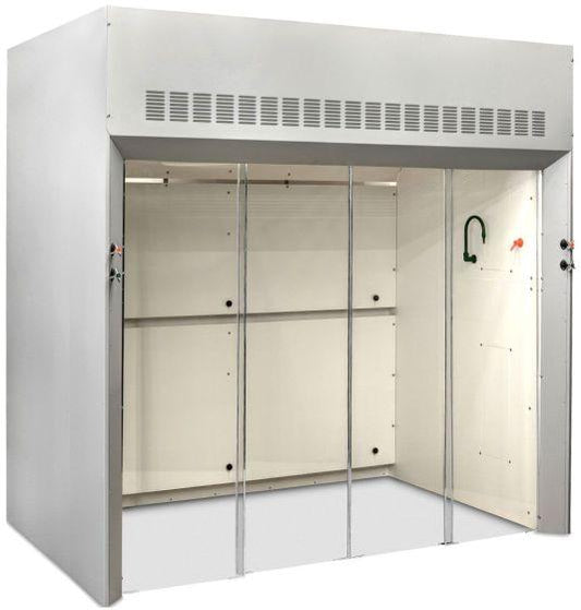 iQ Labs Floor Mounted Series Walk in Fume Hoods - Across International High Desert Scientific