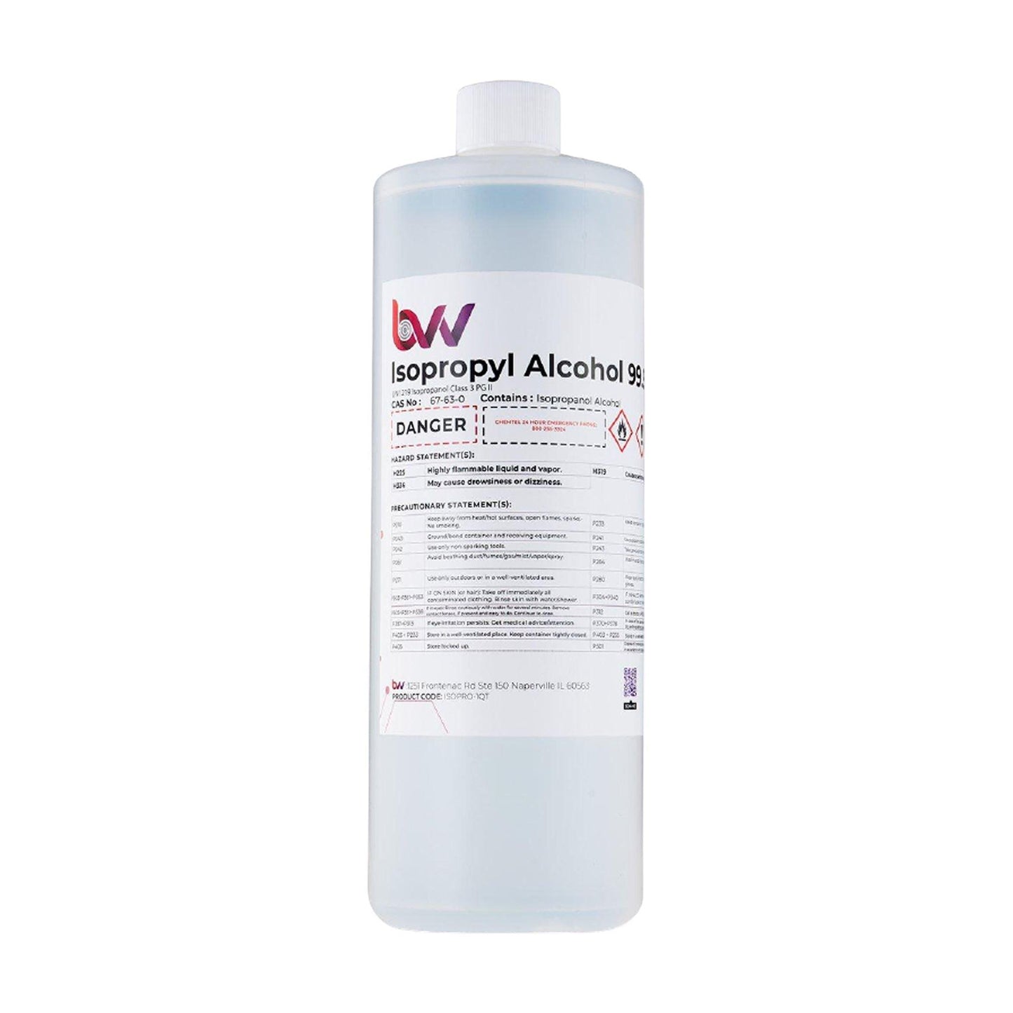 BVV™ High Purity Isopropyl Alcohol 99% USP (IPA) - BVV High Desert Scientific