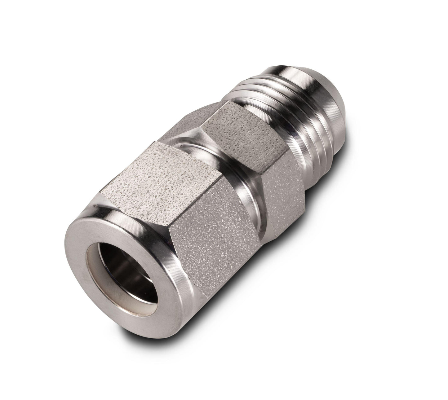 Bore Through 1/2" Compression Fitting x 1/2" MJIC - BVV High Desert Scientific