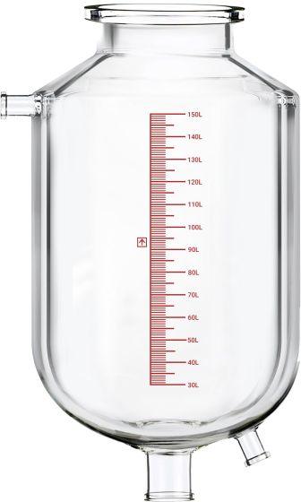 Single-Jacketed 150L Reactor Vessel for Ai R150 Glass Reactors - Across International High Desert Scientific