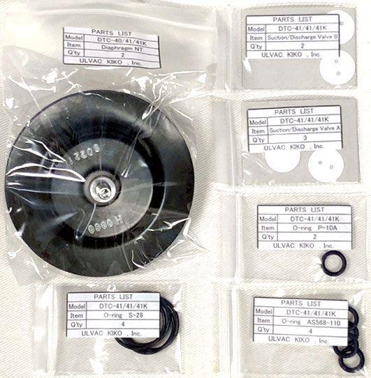 Dual Diaphragm Rebuild Kit for ULVAC DTC-41 1.6 cfm Pumps - ULVAC High Desert Scientific