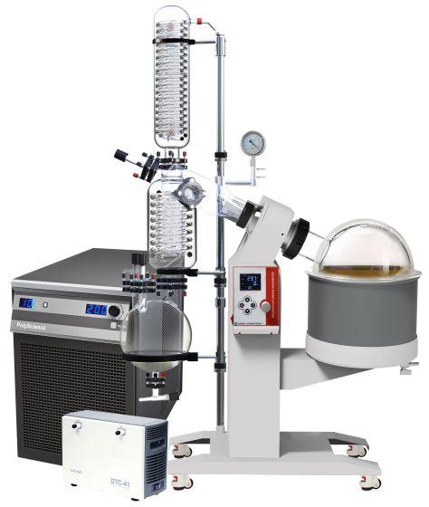 Ai 10L SolventVap w/ PolyScience Chiller & ULVAC PTFE Pump 220V - Across International High Desert Scientific