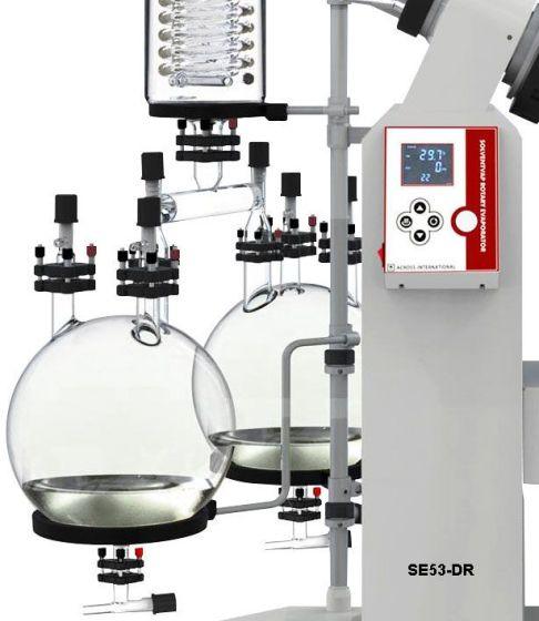 Dual Receiving Flask Kit for Ai SolventVap 20L Rotary Evaporator - Across International High Desert Scientific