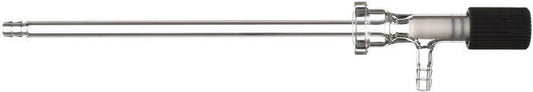 Glass Feeding Tube w/ PTFE Valve for Ai 10L, 20L, 50L SolventVap - Across International High Desert Scientific