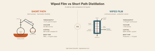 Wiped Film vs Short Path Distillation: Which Is Right?