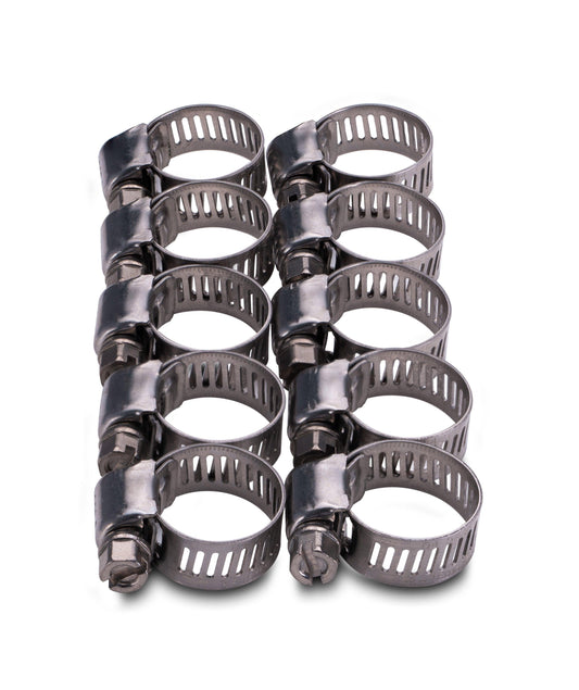 Adjustable Stainless Steel Hose Clamps - 10 Pack - BVV High Desert Scientific