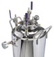 Jacketed Stainless Steel LP Tank with Internal Condensing Coil and Dip Tube - BVV High Desert Scientific