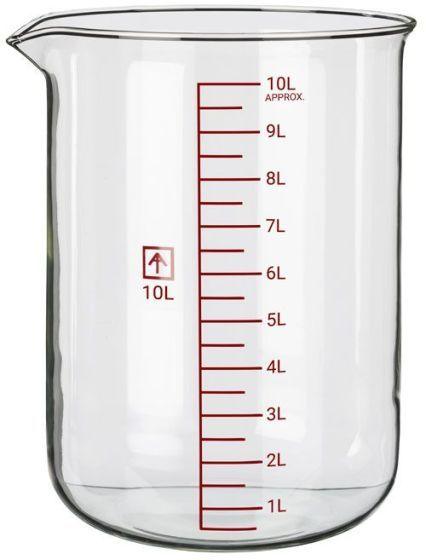 Ai 10L Heavy Wall Glass Beaker for 11" Heated Plates - Across International High Desert Scientific