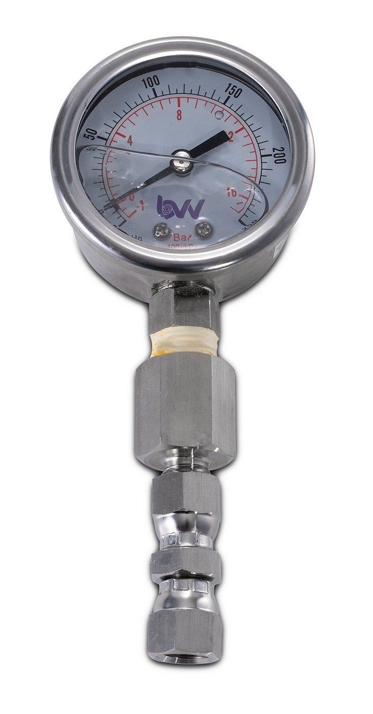 1/4" BVV™ Female Compound Gauge - BVV High Desert Scientific