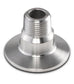 1/2" MNPT x Tri-Clamp End Caps - BVV High Desert Scientific