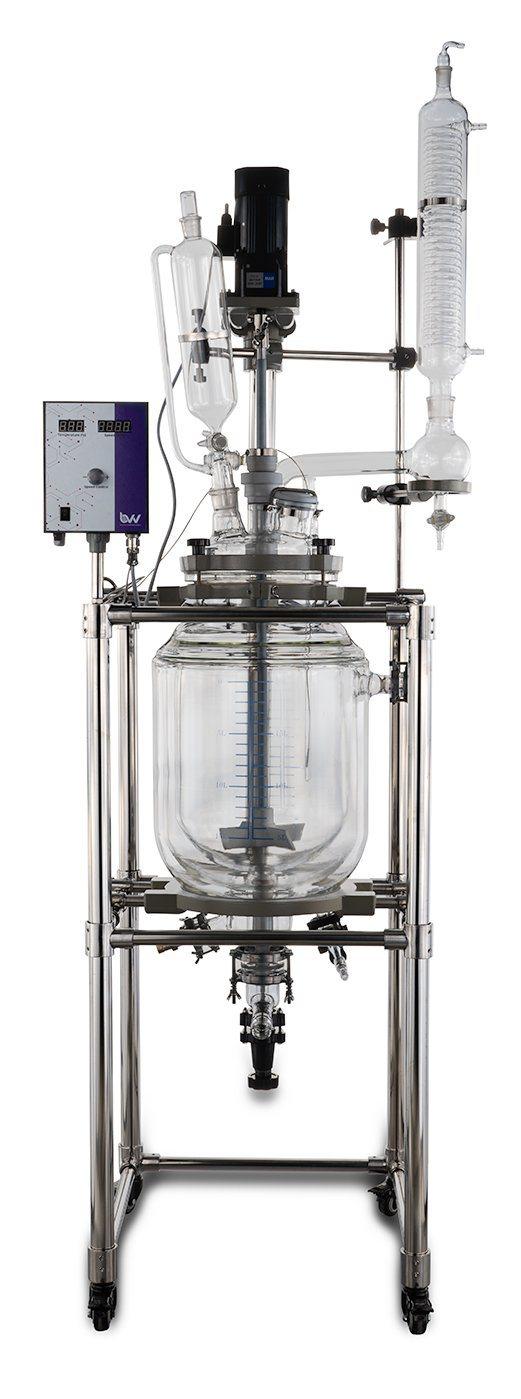 20L BVV™ Double Jacketed Glass Reactor - BVV High Desert Scientific