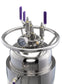 Jacketed Stainless Steel LP Tank with Internal Condensing Coil and Dip Tube - BVV High Desert Scientific