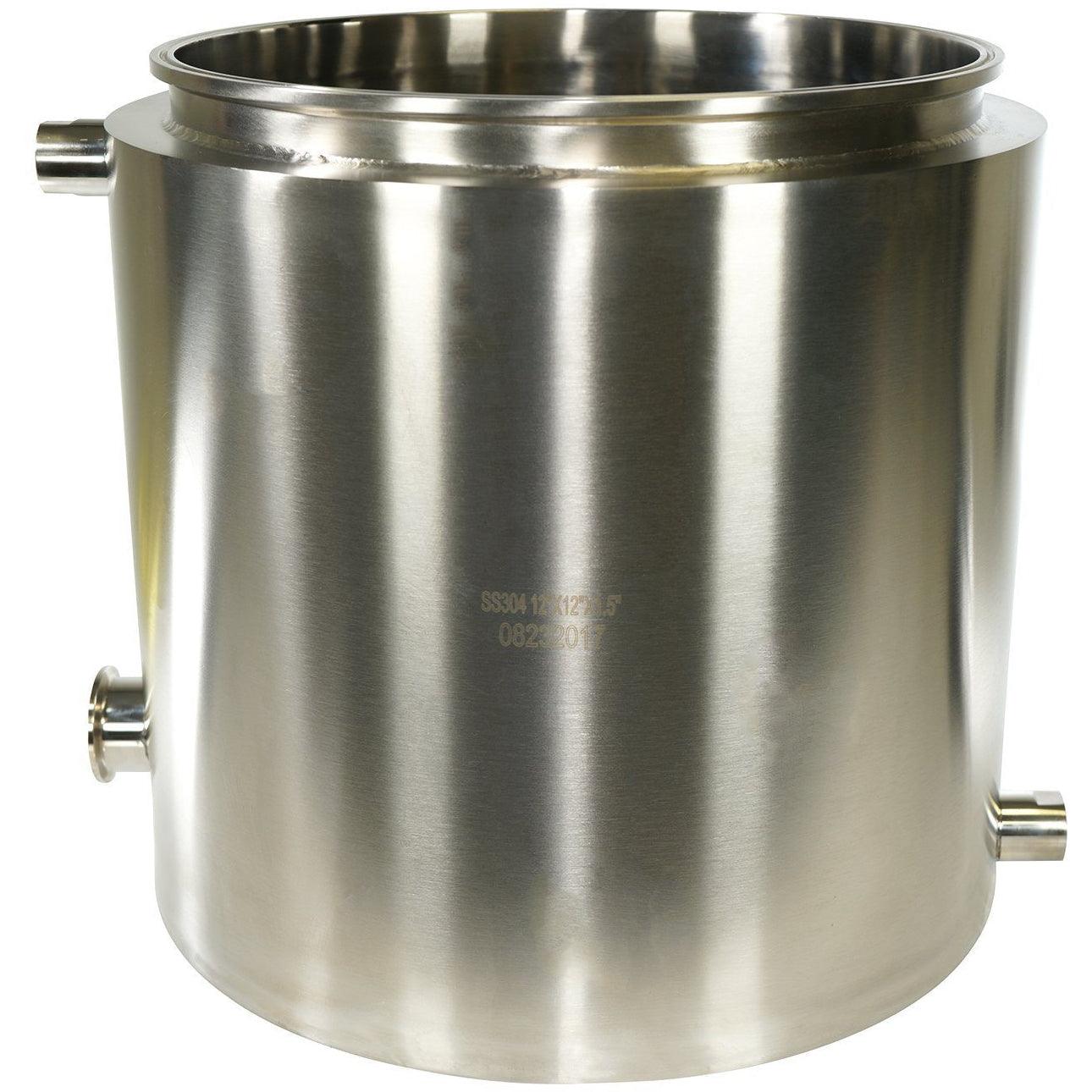 Fully Jacketed Base with 1.5" Tri-Clamp Drain Port - BVV High Desert Scientific