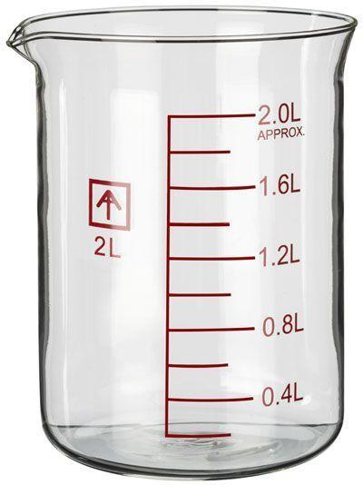 Ai 2L Heavy Wall Glass Beaker for 7" Heated Plates - Across International High Desert Scientific