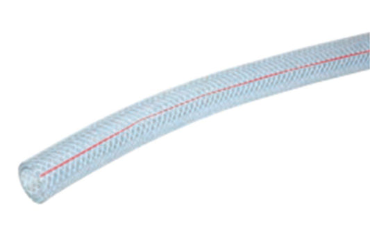 1/2" ID Clear Braided PVC Tubing FDA Food Grade - BVV High Desert Scientific