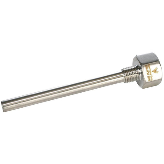 1/4" NPT Stainless Steel Thermowell - BVV High Desert Scientific