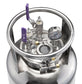 Stainless Steel LP Tank - Includes Gas and Liquid Fill/Drain Ports - BVV High Desert Scientific