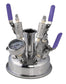 6" Pre-Built BIFLOW Hemispherical Lid with BVV 316SS Full Bore Valves - BVV High Desert Scientific