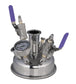 6" Pre-Built Hemispherical Lid with BVV 316SS Full Bore Valves - BVV High Desert Scientific