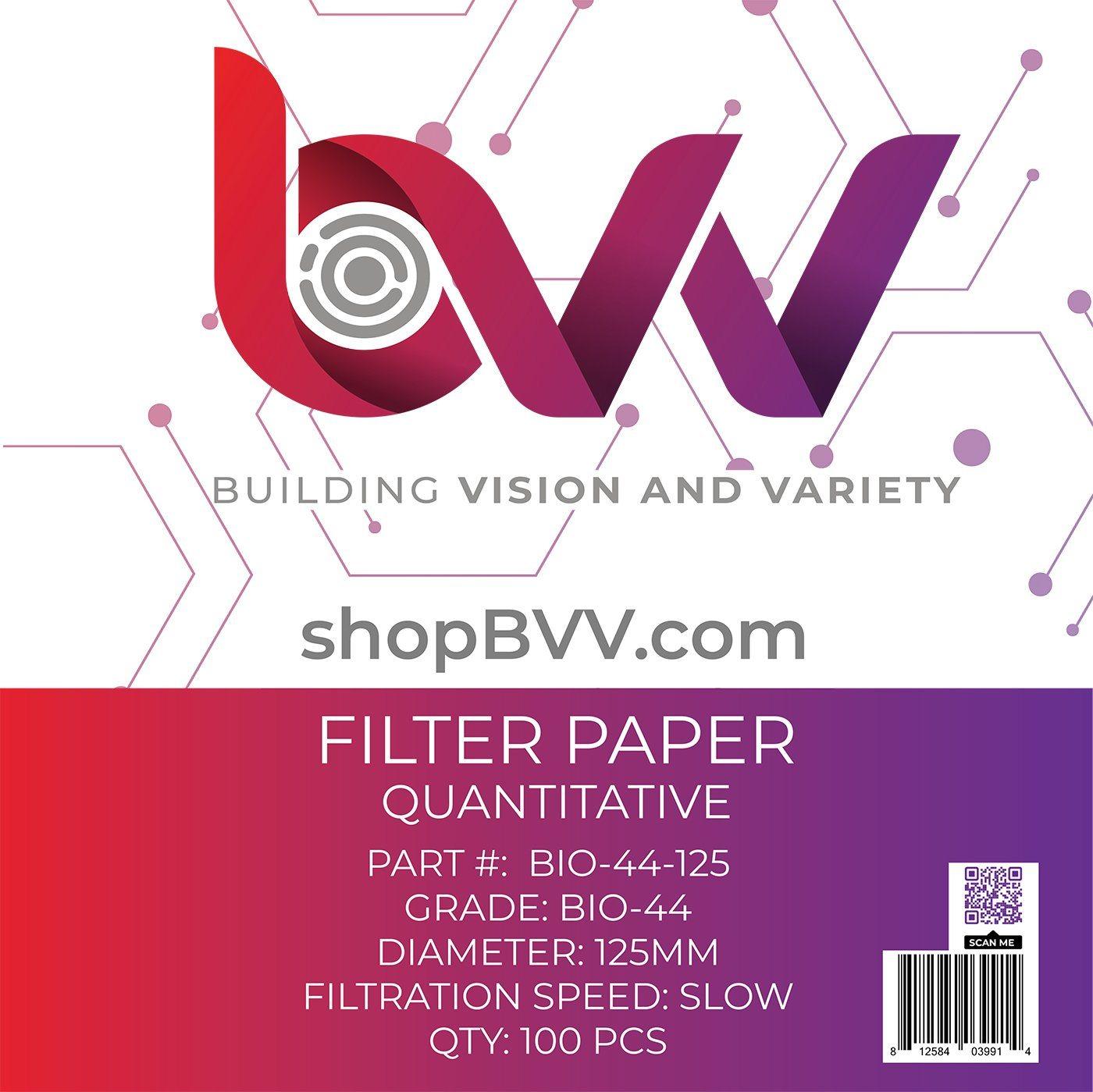 Ashless Filter Papers - 125MM - Quantitative - BVV High Desert Scientific
