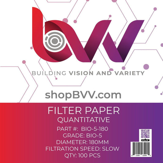 Ashless Filter Papers - 180MM - Qualitative - BVV High Desert Scientific